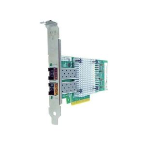 E10G42BFSR-AX Axiom Upgrades 10GBS Dual Port SFP+ PCIE X8 NIC Card for Intel with Two