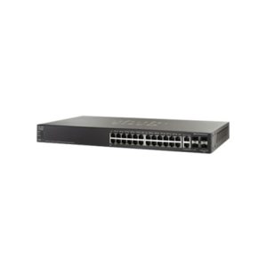 SF500-24-K9-NA Cisco Ethernet Switch 24-Ports Manageable 26 x RJ-45 Stack Port Rack-mountable