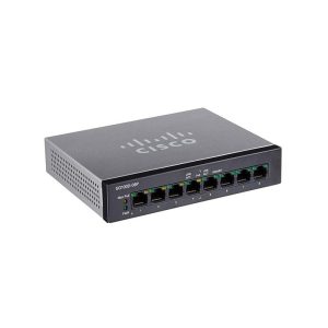SG100D-08P-NA Cisco Unmanaged Gigabit Desktop Switch 8-Ports 8 x POE 8 x RJ-45 10/100/1000Base-T PoE Ports Desktop, Wall Mountable