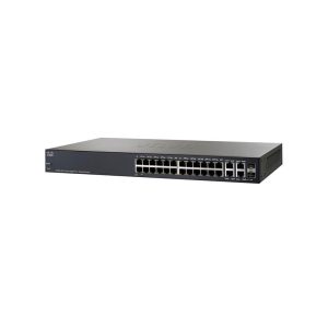 SG300-28PP-K9-NA Cisco 28-Ports 10/100/1000Base-T RJ-45 PoE+ Manageable Layer3 Switch