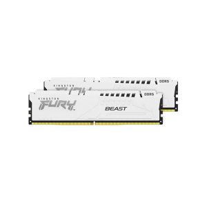 KF560C30BWEK2-64 Kingston FURY Beast White 64GB Kit (2 x 32GB) DDR5-6000MHz PC5-48000 Memory