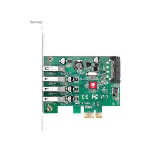 JU-P40A11-S1 SIIG DP USB 3.0 4-Port PCIe Host Card USB Adapter PCIe 2.0 USB 3.0 x